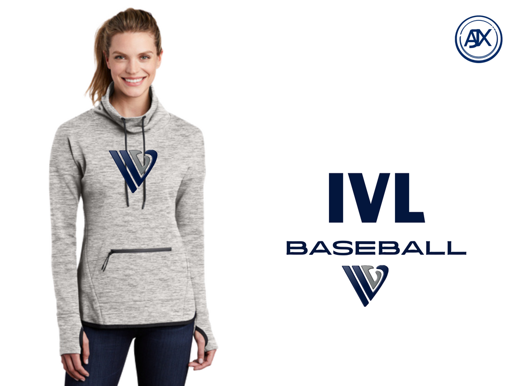 IVL Baseball Ladies Triumph Cowl Neck Pullover