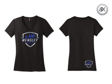 Load image into Gallery viewer, Woman&#39;s Wensley Racing New Era V-Neck
