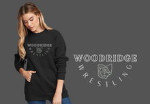 Load image into Gallery viewer, Woodridge Wrestling Next Level Woman&#39;s Crewneck with Pocket
